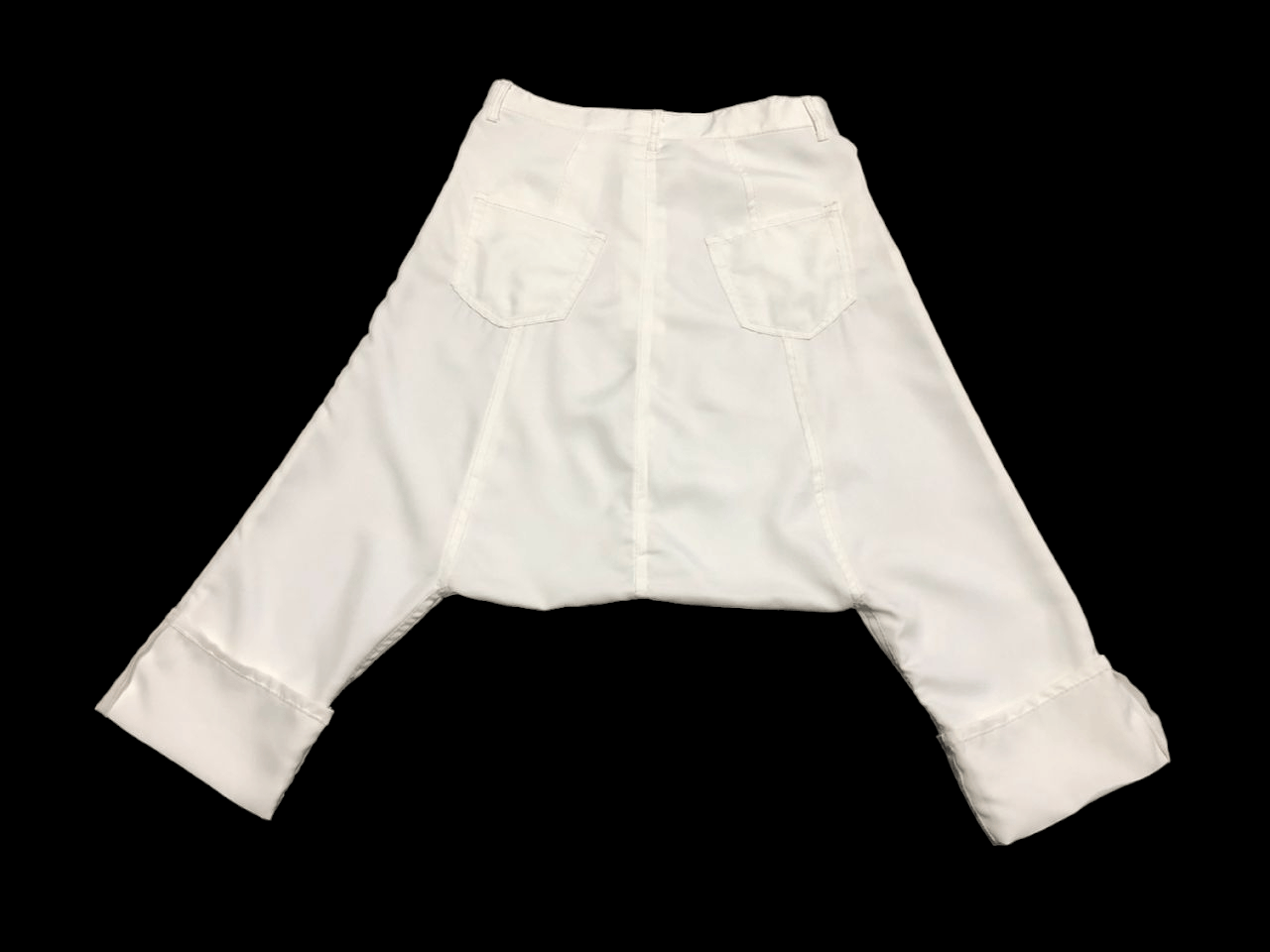 Tricot Comme des Garcons AD2015 Tricot comme des garcons White Pants Rare Design Size 32" / US 10 / IT 46 - 2 Thumbnail