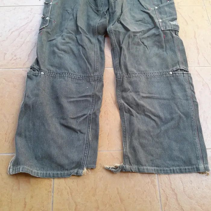 Japanese Brand ❤FINAL DROP❤FADED BAGGY MULTIPOCKET CARGO PANTS Size US 34 / EU 50 - 4 Thumbnail