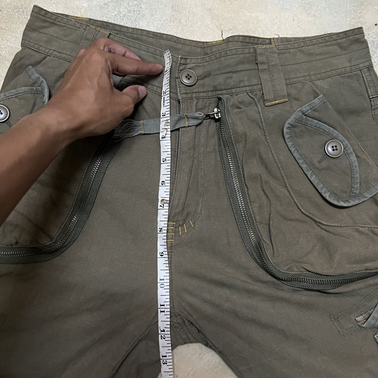 Japanese Brand Cargo Pants Multipockets Tactical Style Size US 32 / EU 48 - 9 Thumbnail