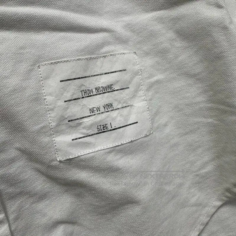 Thom Browne Thom Browne White Long Sleeve Shirt . Size US S / EU 44-46 / 1 - 3 Thumbnail