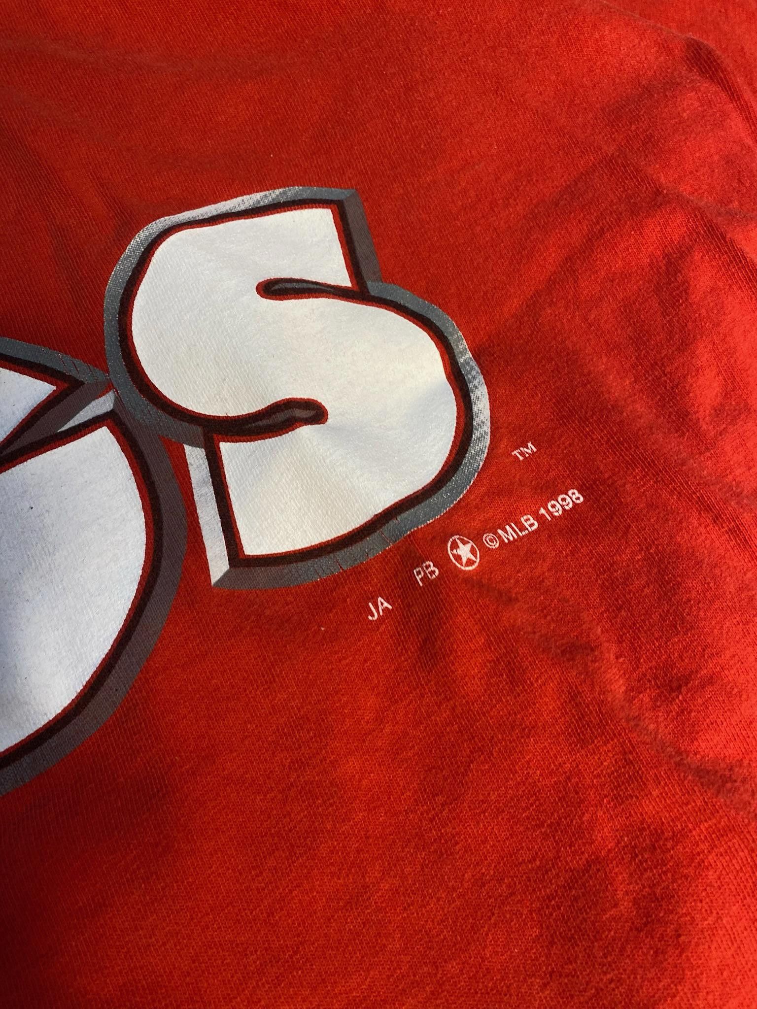 MLB Batavia Muckdogs 1998 Red MLB "Go Dogs" Shirt Size XL Size US XL / EU 56 / 4 - 2 Thumbnail