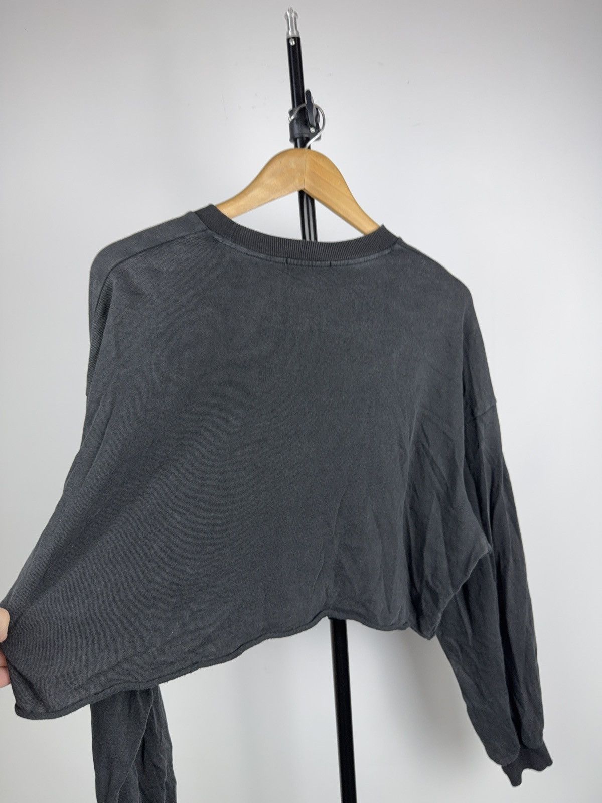 Black Sabbath 2019 Black Sabbath Band Cropped Long Sleeve Tee Bershka Y2K Size L / US 10 / IT 46 - 14 Thumbnail