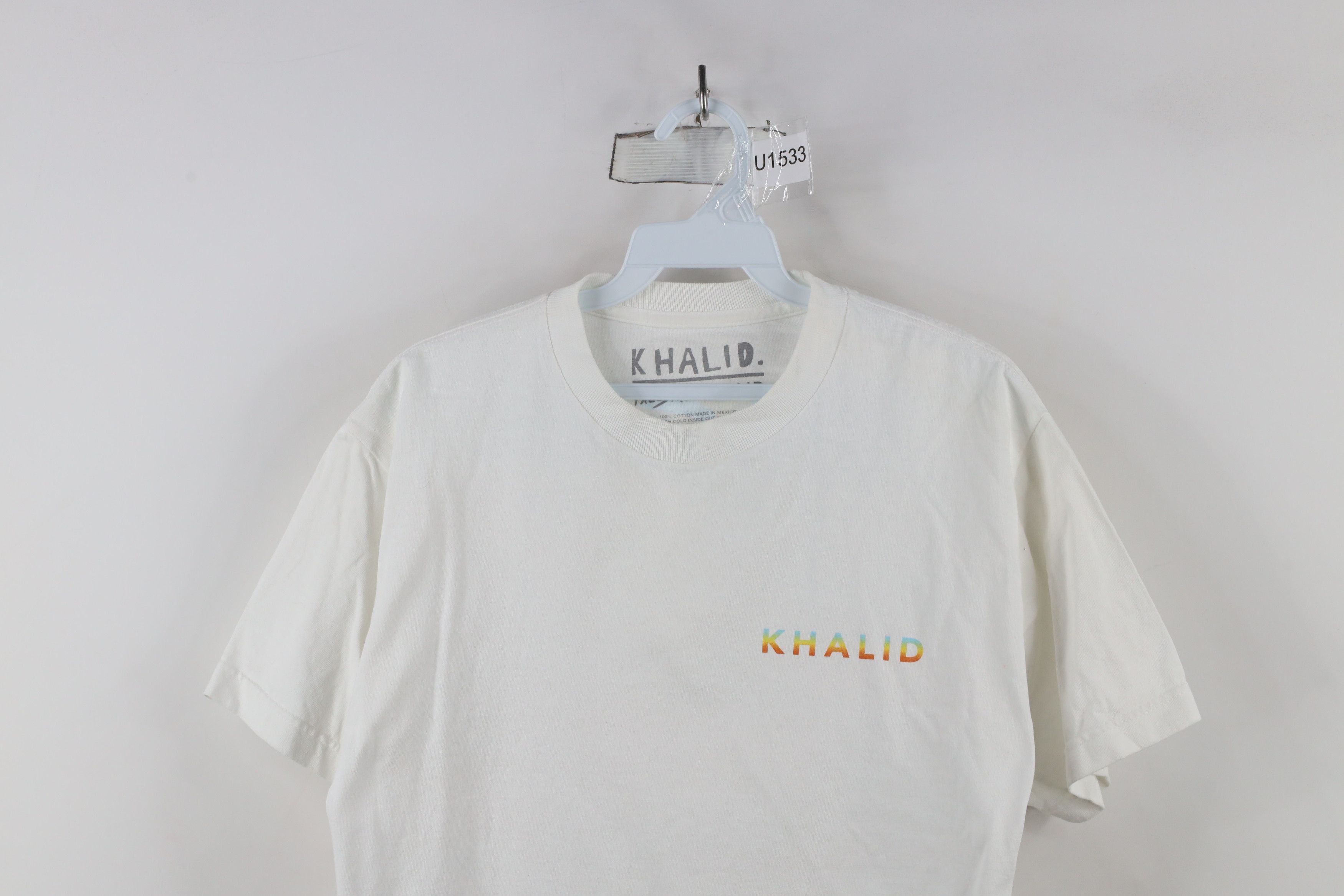 Vintage Y2K Spell Out Free Spirit Tour DJ Khalid Band T-Shirt White Size US M / EU 48-50 / 2 - 2 Thumbnail