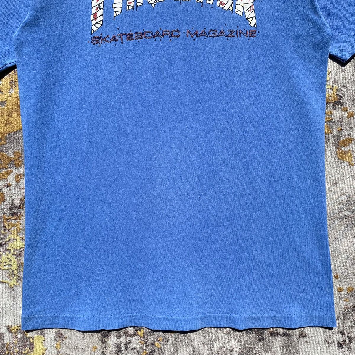 Thrasher Vintage 90s Thrasher Skateboard Magazine Shirt SunFaded Size US S / EU 44-46 / 1 - 11 Thumbnail