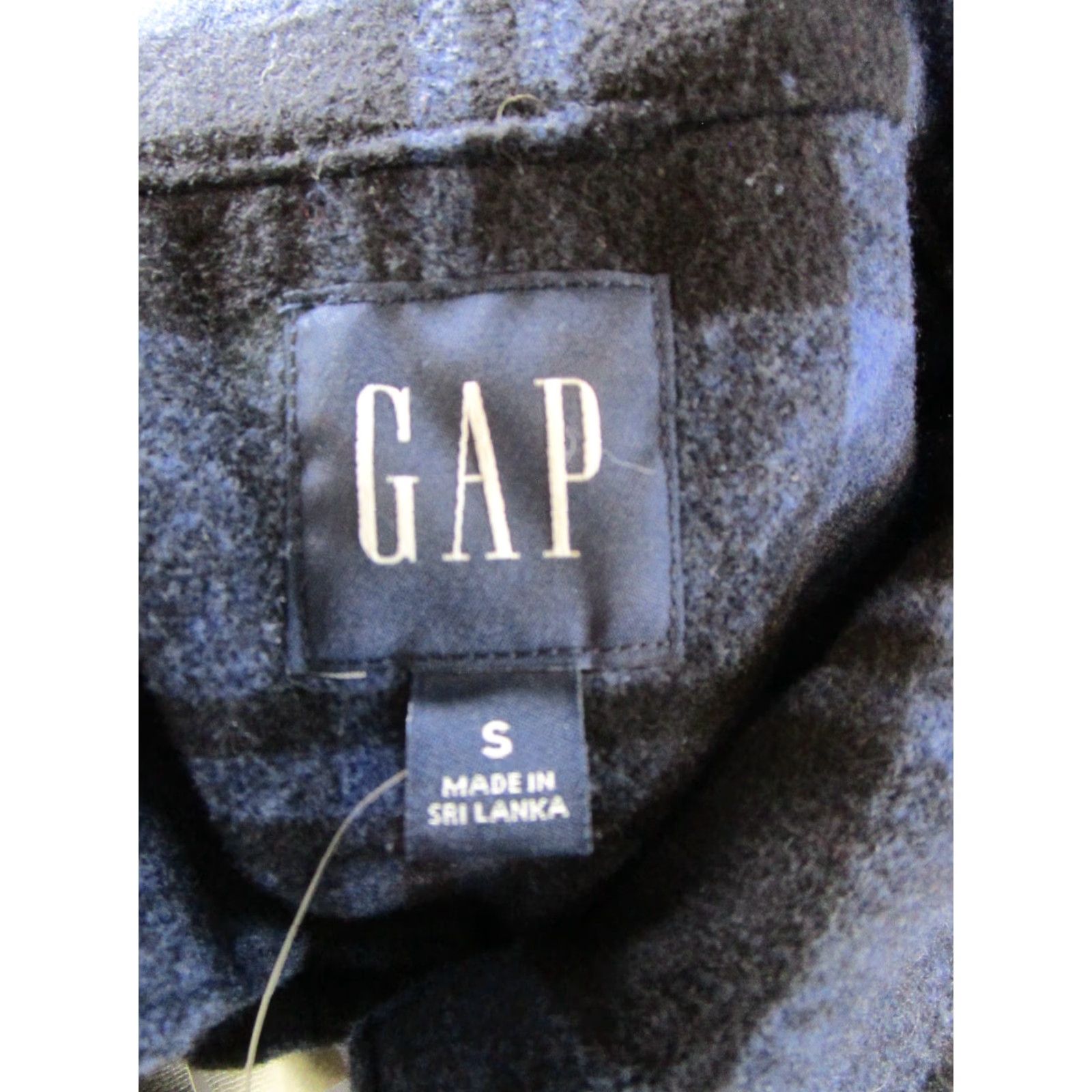 Gap Gap Flannel Shirt Mens Small Blue Black Button Up New Size US S / EU 44-46 / 1 - 3 Thumbnail