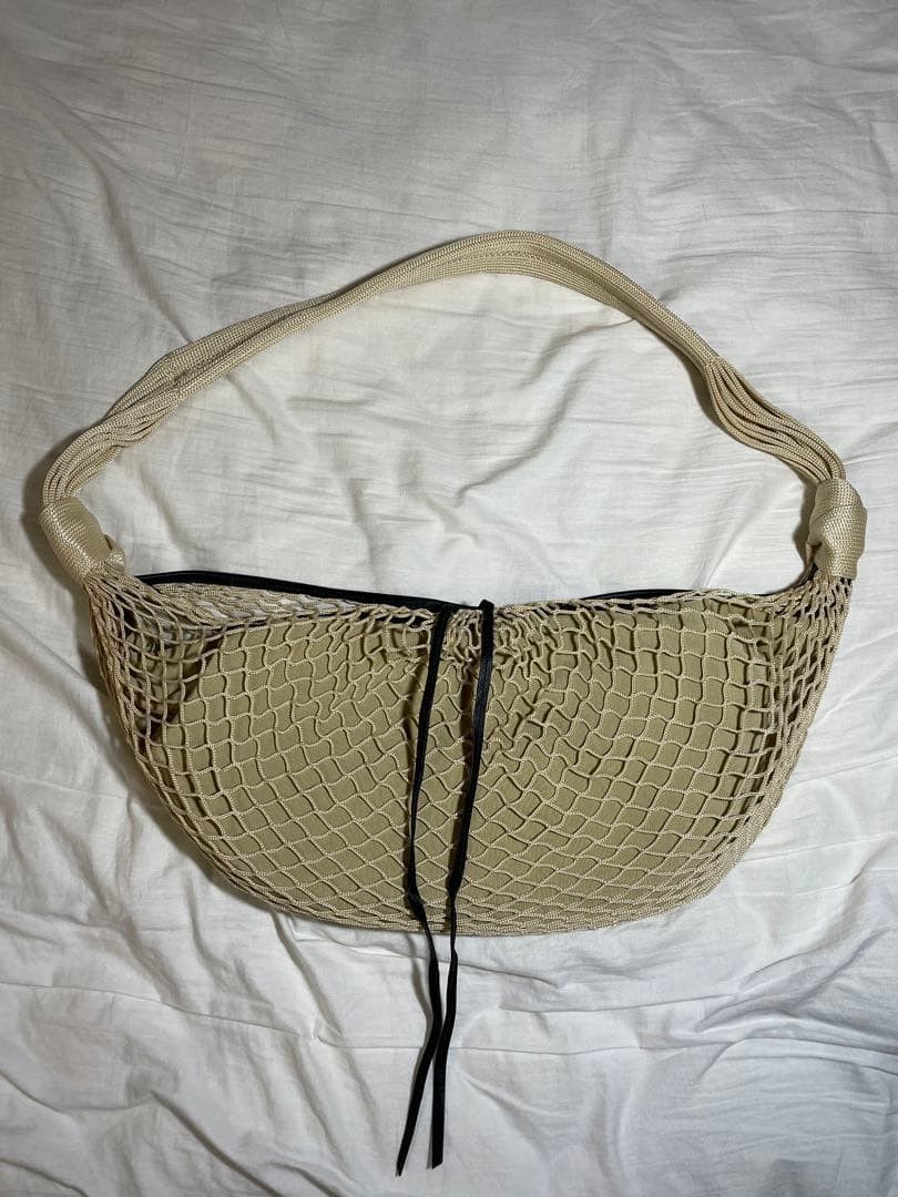 LEMAIRE Croissant Filt Net Shoulder Bag One Size