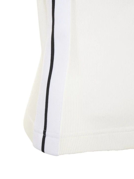 Palm Angels o1mle0824 Classic Logo Ribbed Tank Top in White Size S / US 4 / IT 40 - 4 Thumbnail