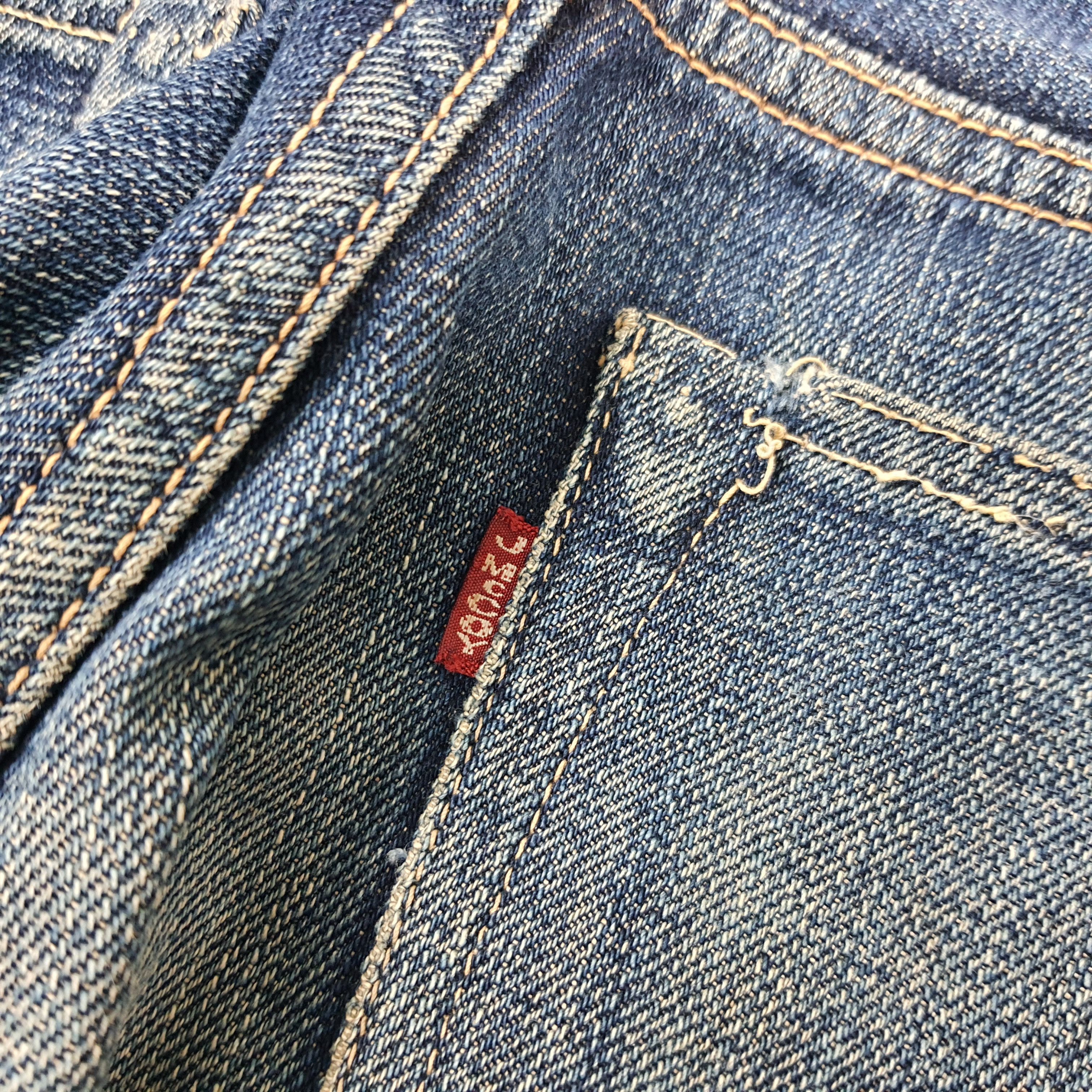 The Real McCoy's Vintage Joe McCoy 901 Selvedge Denim Repro Jeans E1N37 Size US 29 - 5 Thumbnail