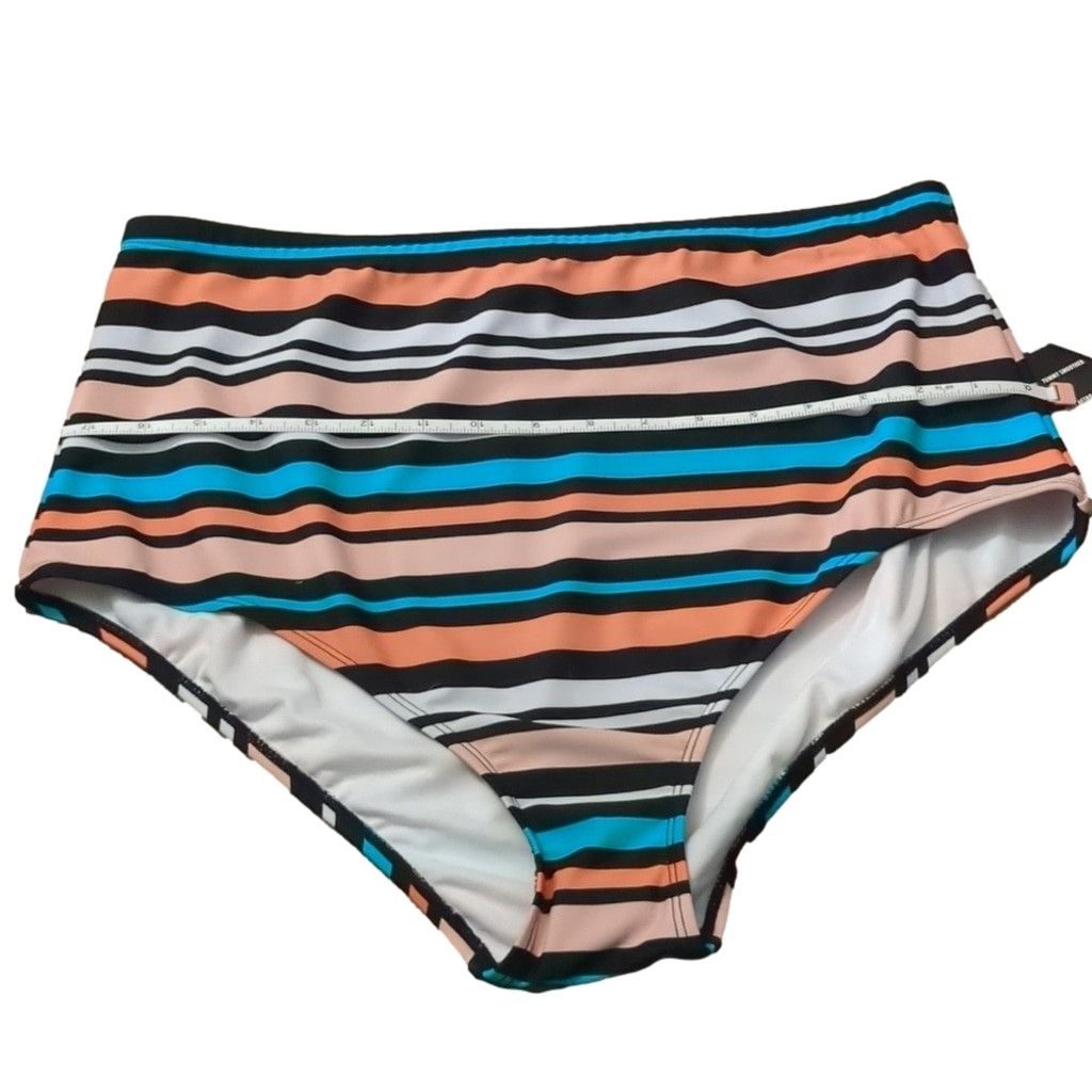 Torrid Torrid multi stripe smooth swim bottoms size 2 Size ONE SIZE - 9 Thumbnail