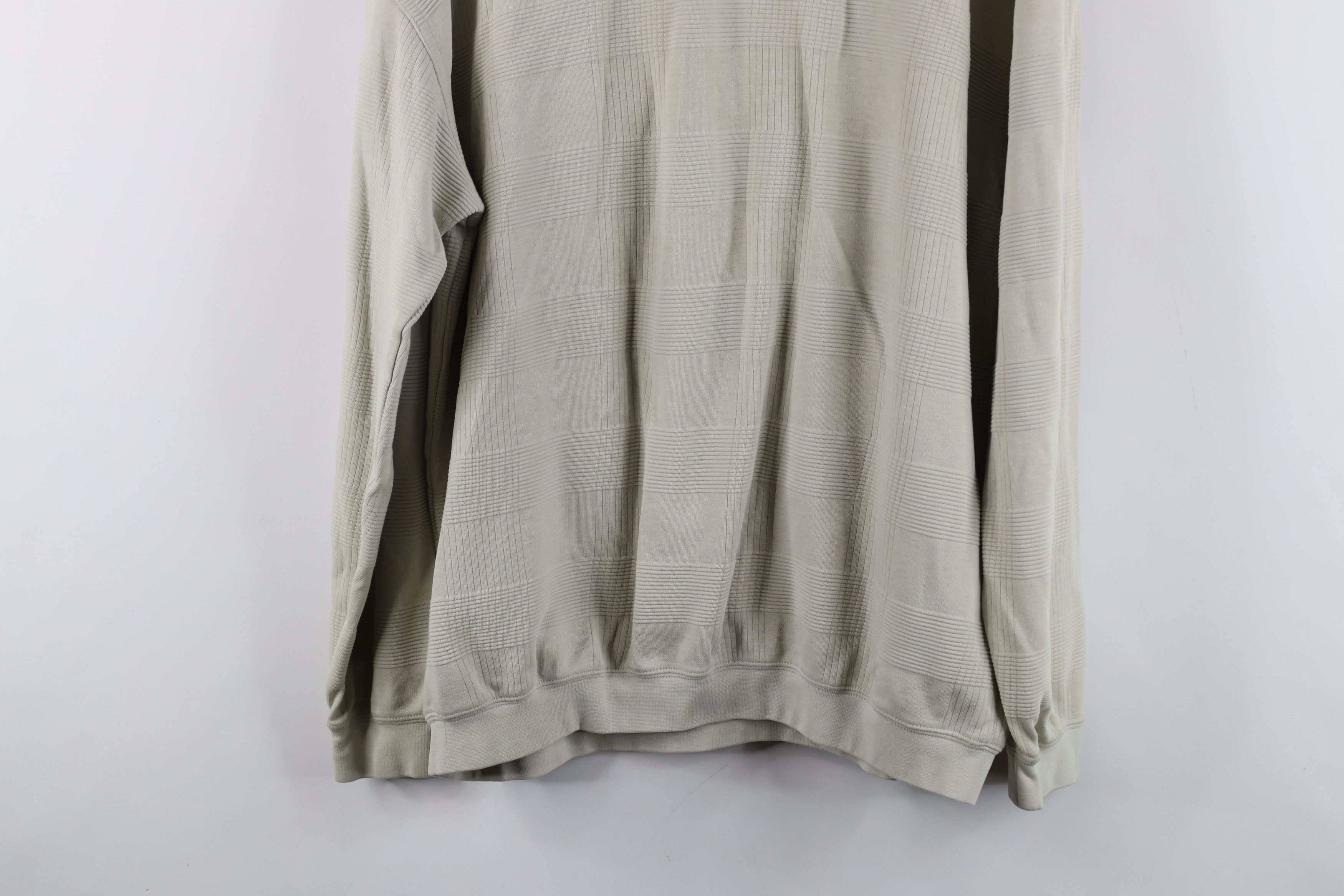Vintage Vintage 90s Streetwear Knit Long Sleeve Pullover Polo Shirt Size US XL / EU 56 / 4 - 12 Thumbnail