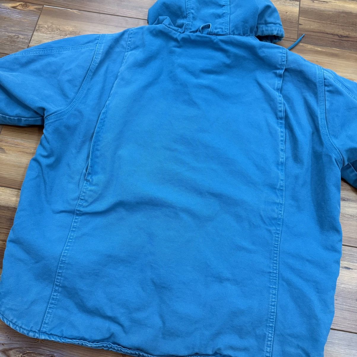 Other Vintage Blue Schmidt Carhartt Style Work Zip Up Jacket Size US M / EU 48-50 / 2 - 2 Thumbnail
