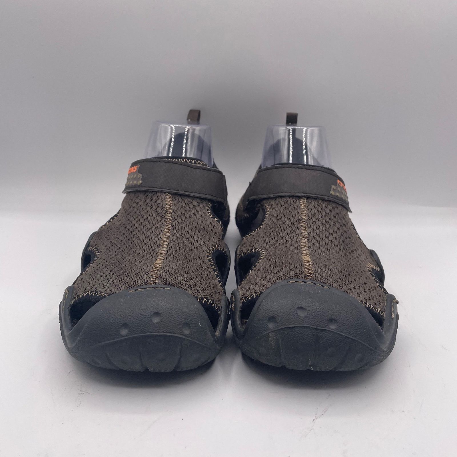 Crocs Crocs Swiftwater Mesh Sandals Water Brown Mens 8 Size US 8 / EU 41 - 3 Thumbnail