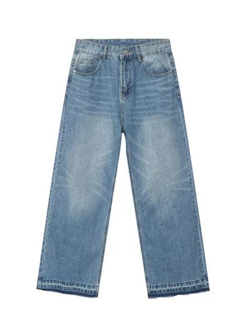 VIBE y2k denim distressed damaged washed jeans Size US 30 / EU 46 - 5 Thumbnail