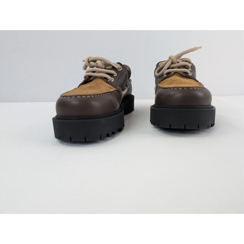 Givenchy o1rshd1 Storm Leather Boat Boots in Chocolate Size US 8 / EU 41 - 8 Thumbnail