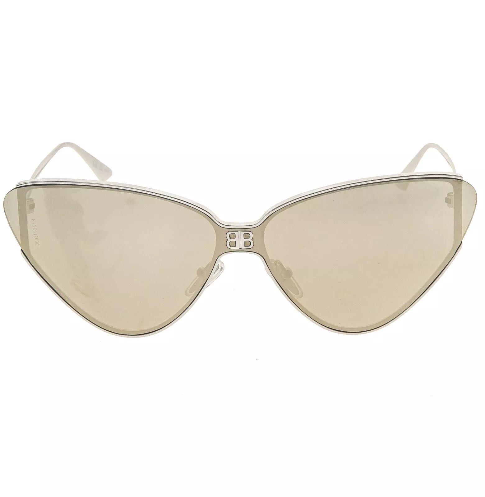 Balenciaga BALENCIAGA SHIELD 2.0 0191 Metal Silver Pale BB0191S 005 Size ONE SIZE - 10 Thumbnail