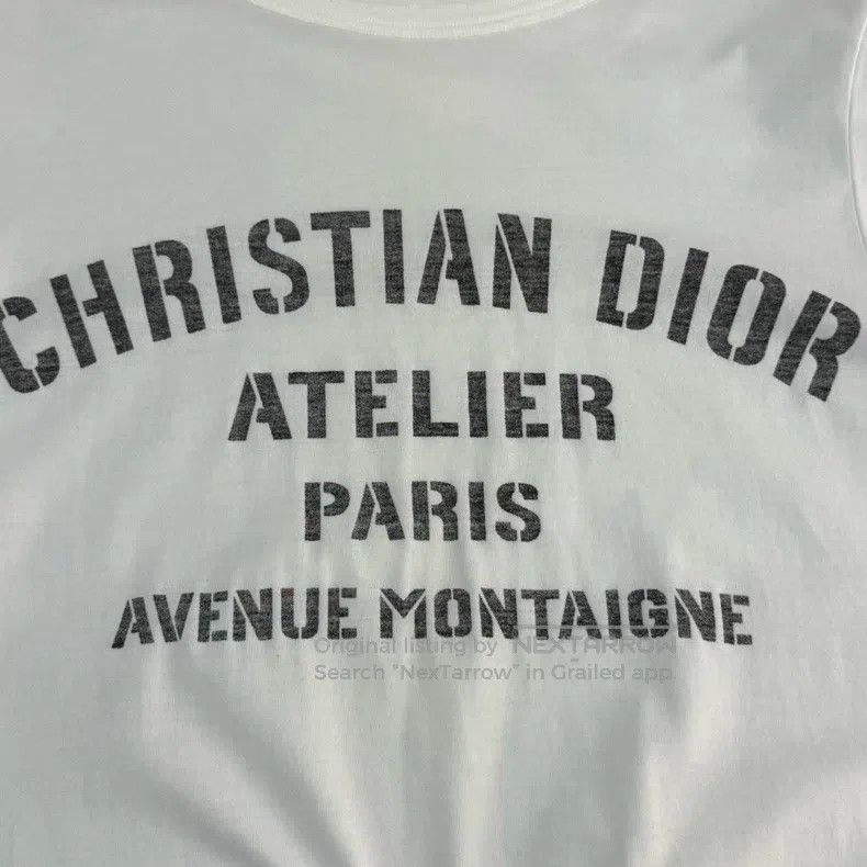 Dior Dior White slogan logo long sleeves Size US S / EU 44-46 / 1 - 7 Thumbnail