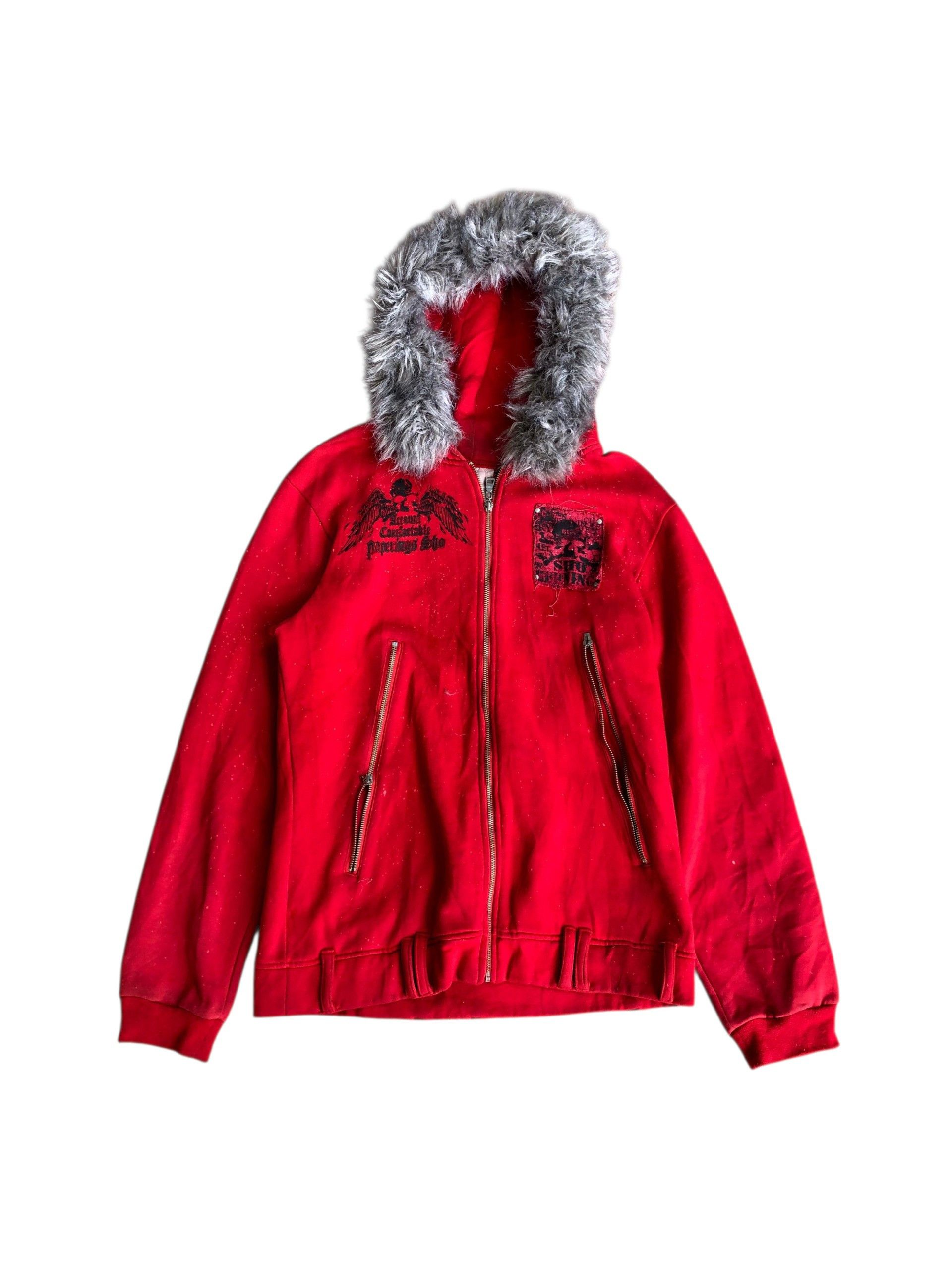 If Six Was Nine 2000s Berning Sho Raccoon Fur Jacket Vkei Style Size US M / EU 48-50 / 2 - 1 Thumbnail