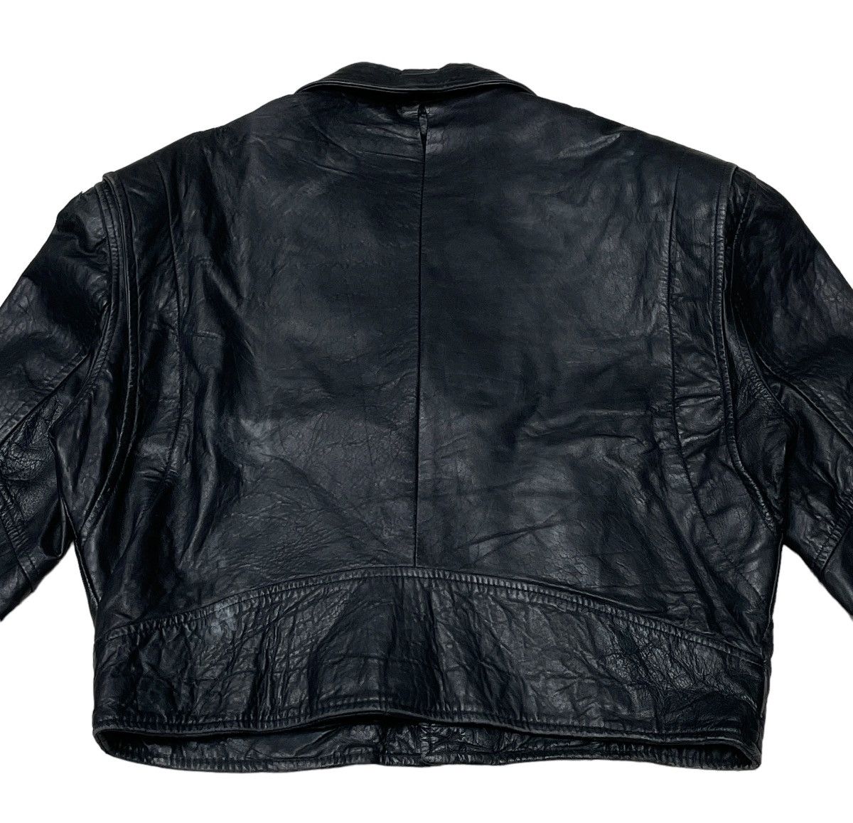 Vintage Vintage Brand Cosa Nova Double Collar Leather Jacket 1990s Size US L / EU 52-54 / 3 - 7 Thumbnail