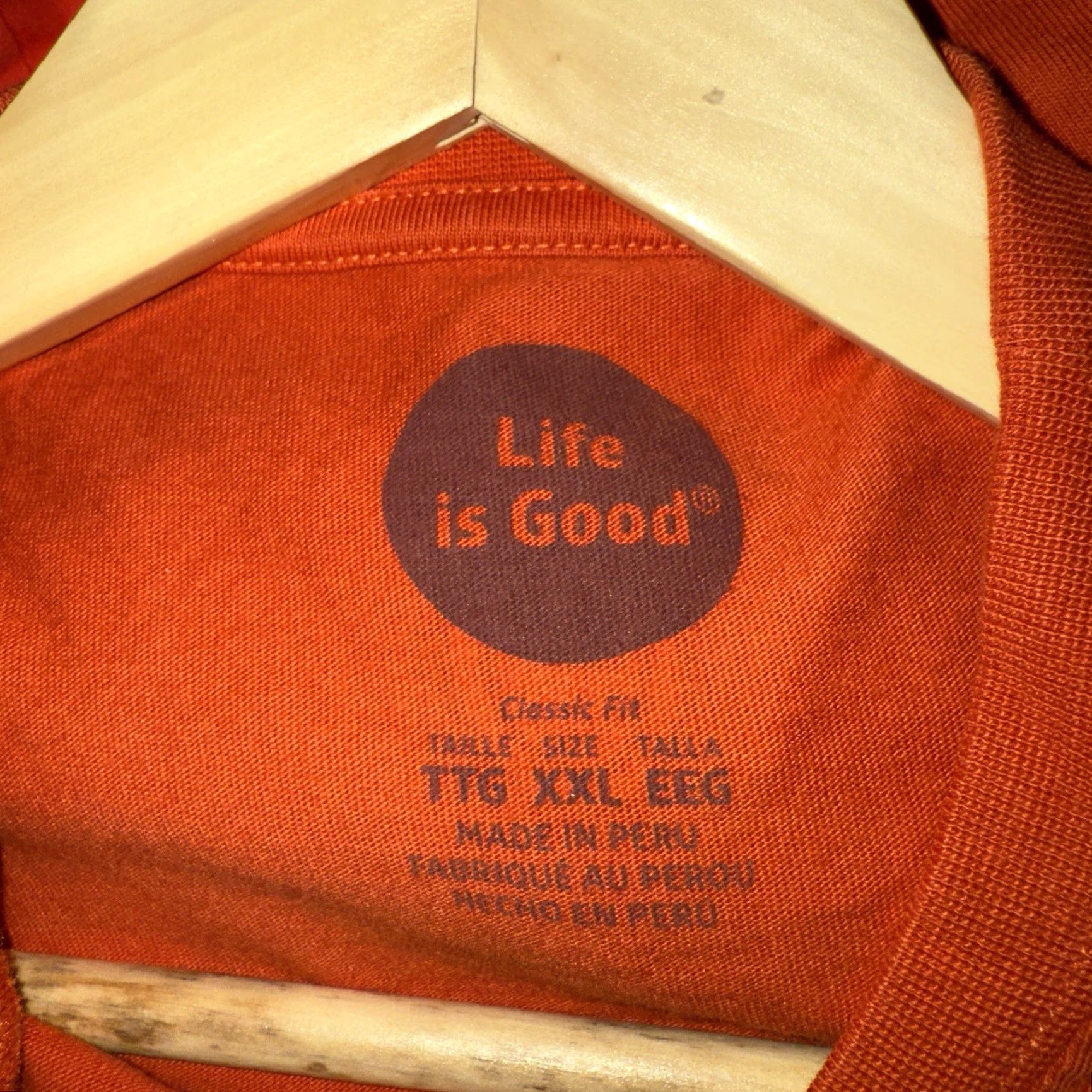 Life is Good VINTAGE Life is Good T-Shirt Men XXL Classic Fit Orange Drum Kit Graphic Tee Size US XXL / EU 58 / 5 - 4 Thumbnail