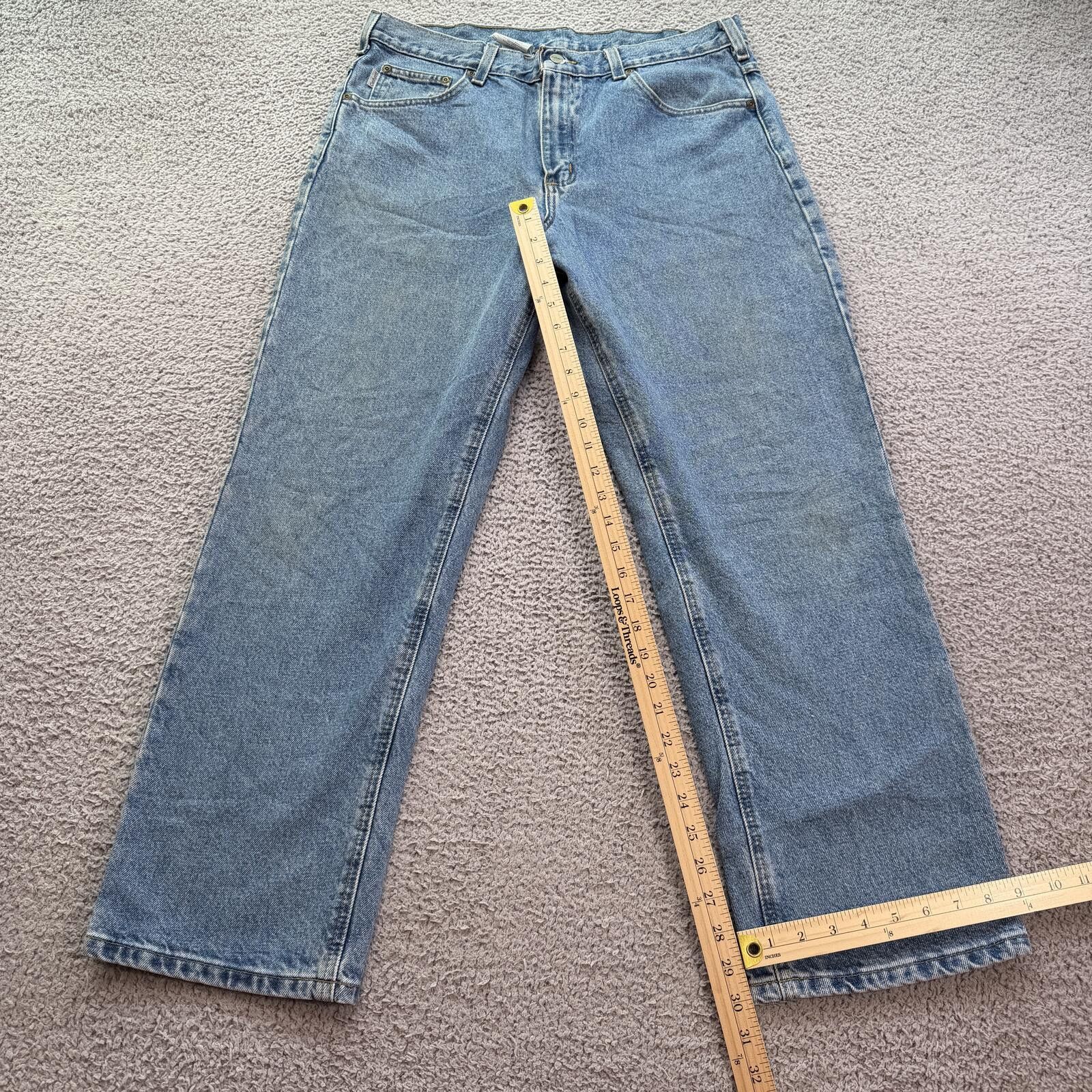 Carhartt Carhartt B180 STW Traditional Fit Jeans Mens 36x30 Light Size US 36 / EU 52 - 4 Thumbnail