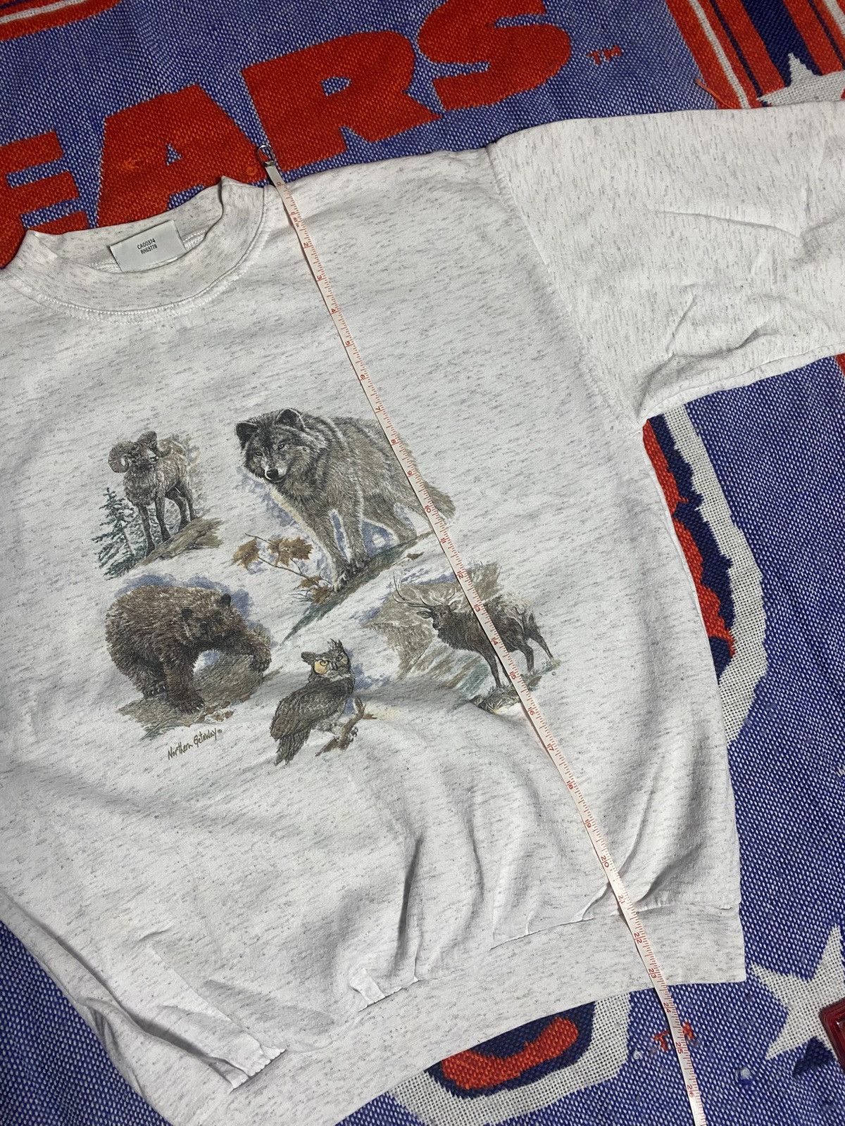 Vintage Vintage 90s winter wilderness sweater Size US M / EU 48-50 / 2 - 9 Thumbnail
