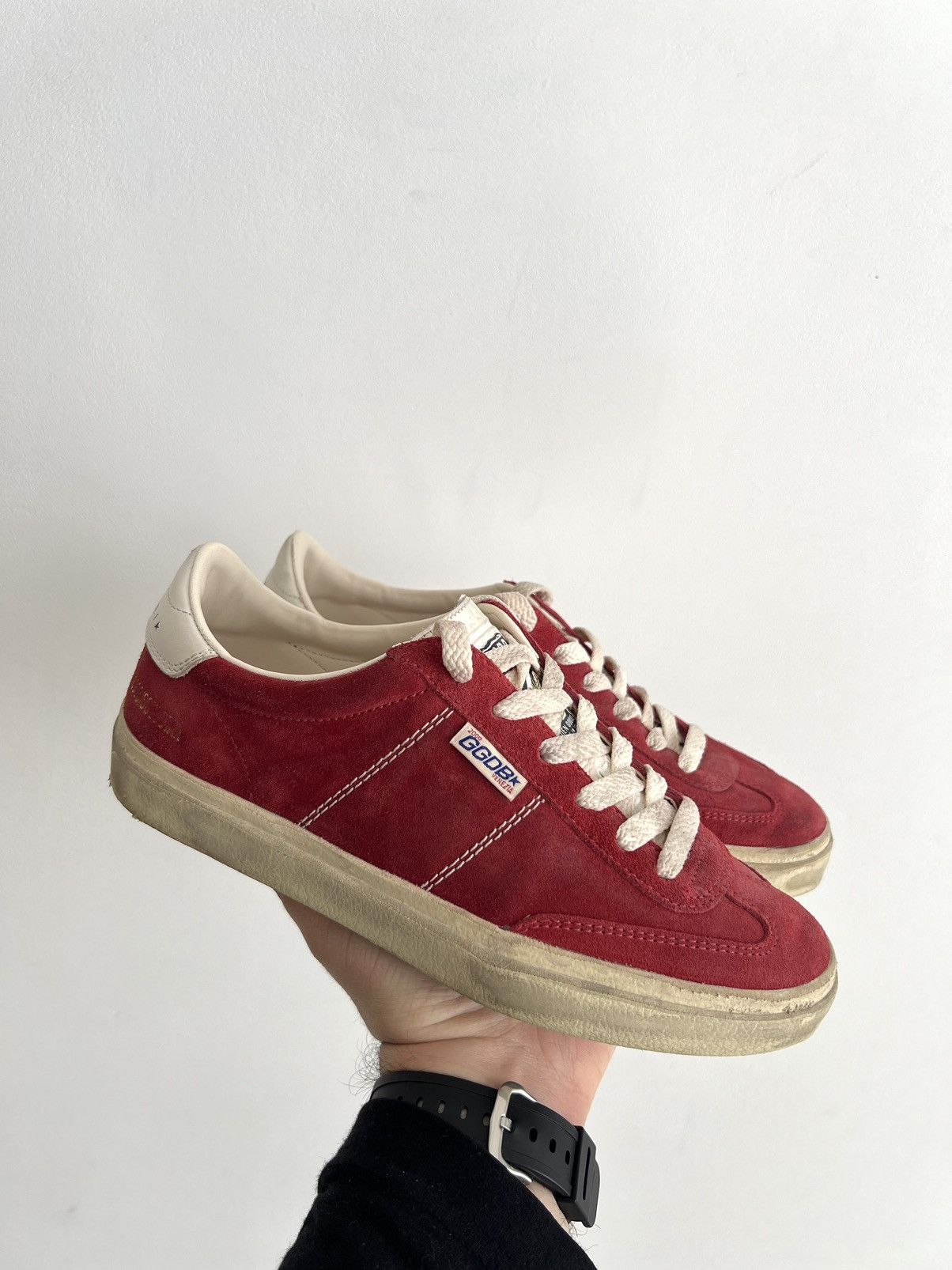 Golden Goose Golden Goose Soul Star Dark Red/Milk Sneakers Size US 8.5 / IT 38.5 - 1 Thumbnail