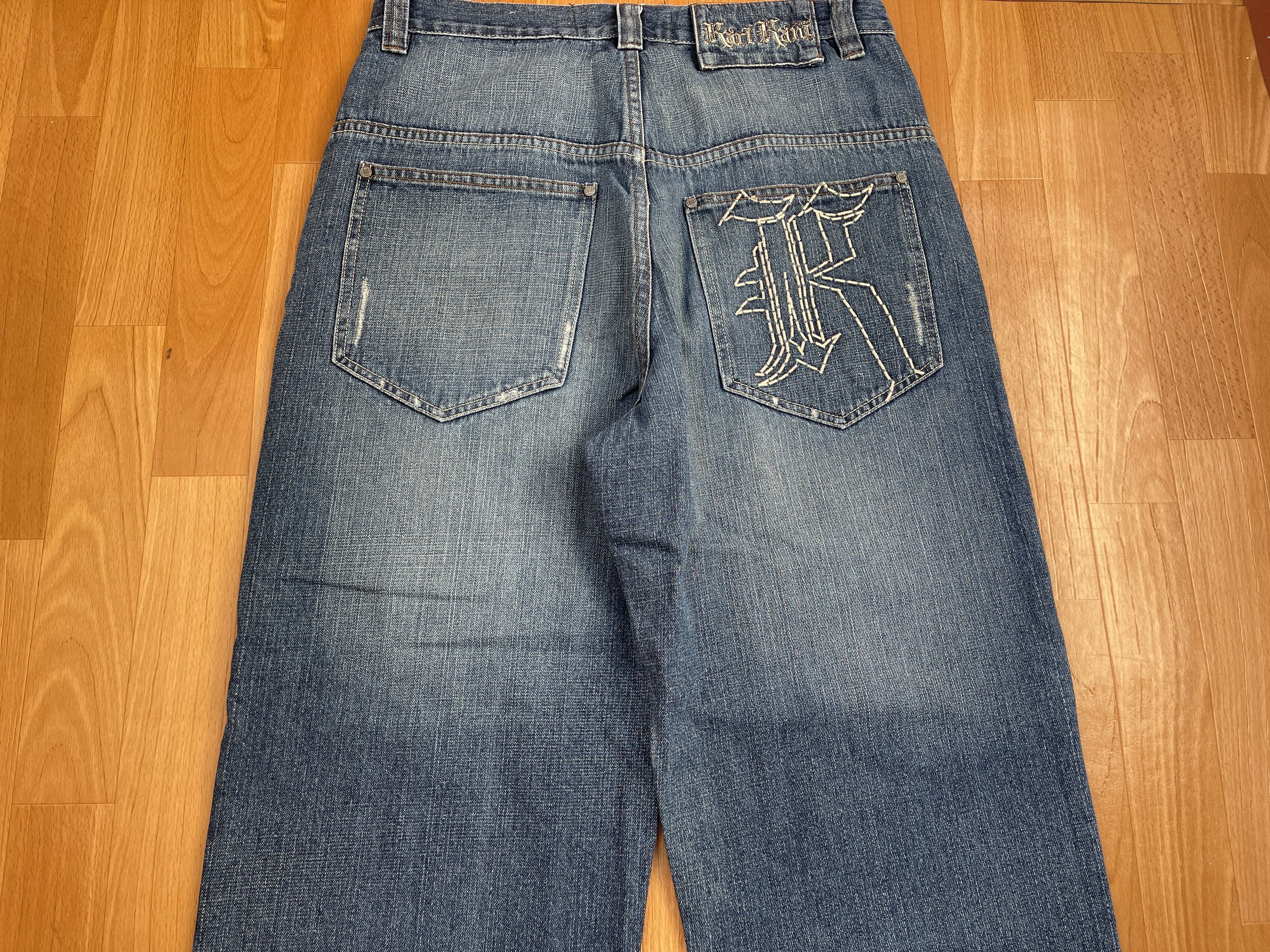 Karl Kani KARL KANI jeans, baggy, vintage Kani jeans, 90s hip hop W 32 Size US 32 / EU 48 - 3 Thumbnail