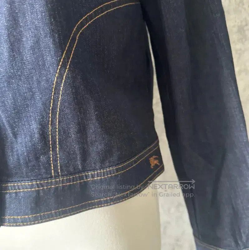 Burberry Burberry Blue Cotton Women's Jacket. Size S / US 4 / IT 40 - 3 Thumbnail