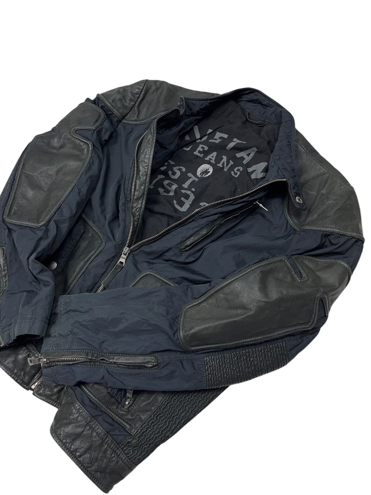 Mustang × Vintage Vintage Mustang Racing Leather Jacket Balenciaga Style Size US M / EU 48-50 / 2 - 3 Thumbnail