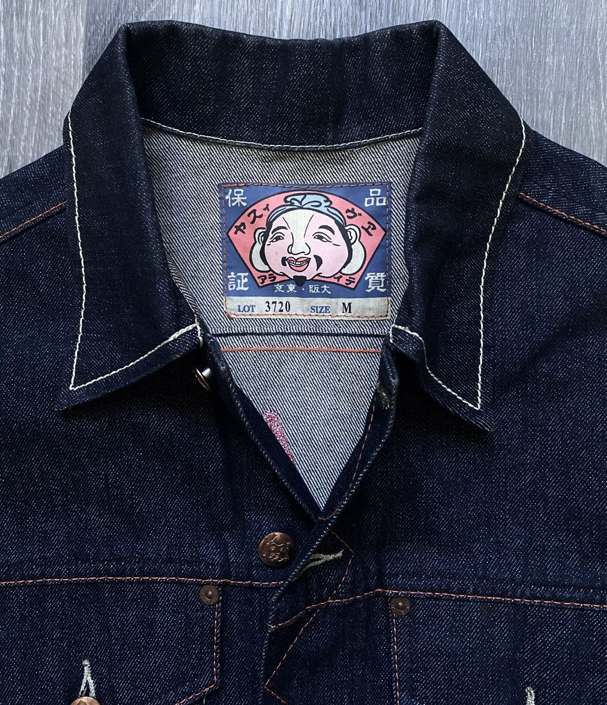 Evisu Evisu Maniacs Embroidered Logo Heritage Denim Jeans Jacket Size M / US 6-8 / IT 42-44 - 9 Thumbnail