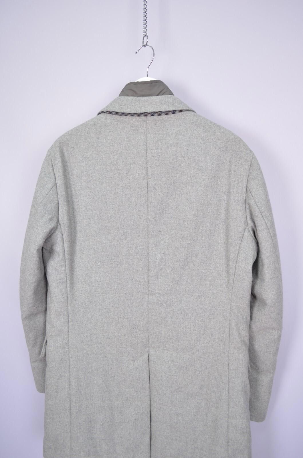Lubiam Lubiam LBM 1911 Mens Grey Wool Coat Jacket Size 50 / M Size US M / EU 48-50 / 2 - 11 Thumbnail