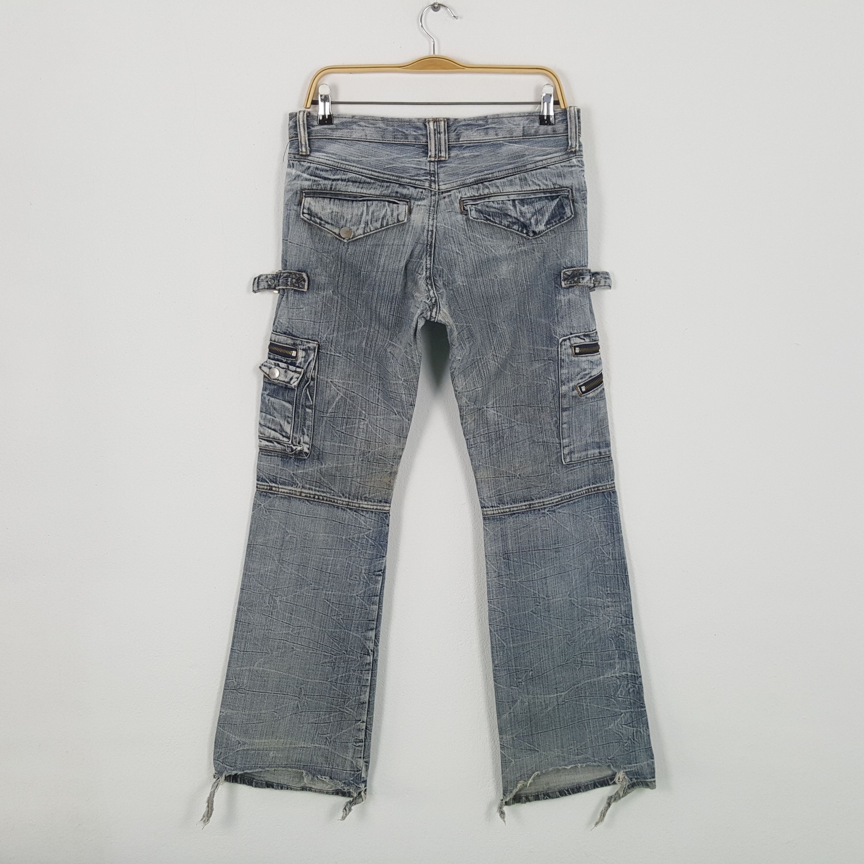 SEMANTIC DESIGN Rare Design Fashion Rock Punk Style Jeans