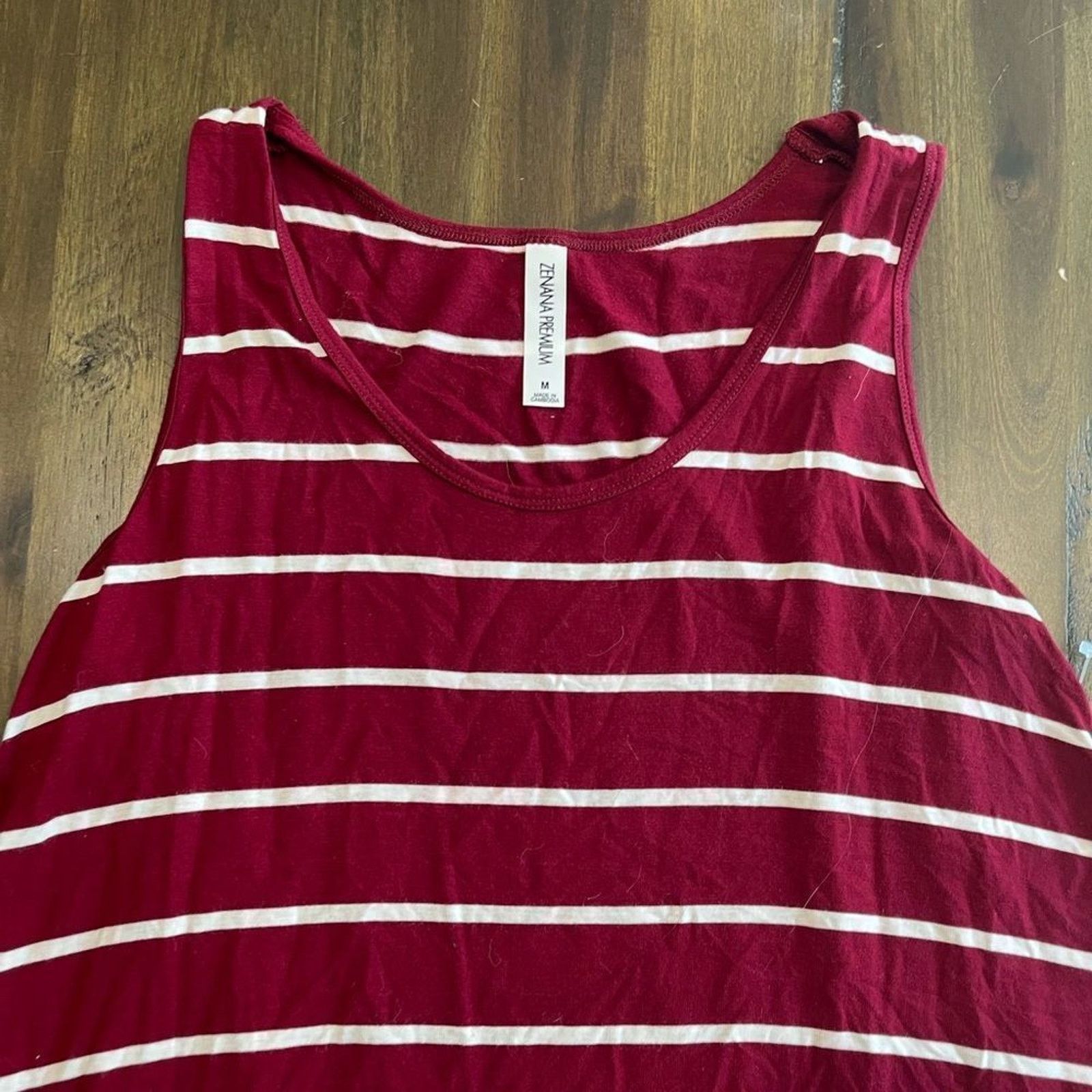 Vintage Zenana Premium Crew Neck Striped Tank Top Size M Size M / US 6-8 / IT 42-44 - 3 Thumbnail