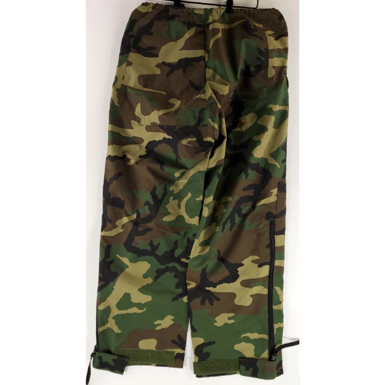 Vintage US Army US Military Cold Weather Trousers Woodland Camo Nylon Mens M Reg 34x29.5 Size US 34 / EU 50 - 2 Thumbnail