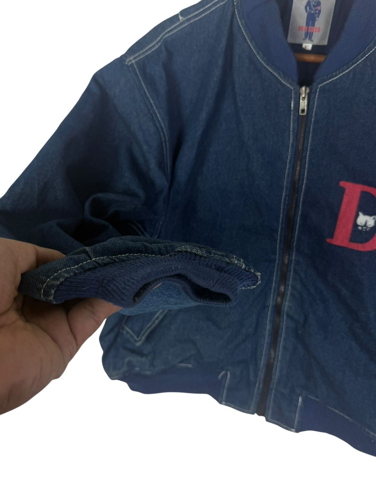 Isamu Katayama Backlash Isamu Katayama Derkuss Denim Varsity Size US XL / EU 56 / 4 - 9 Thumbnail