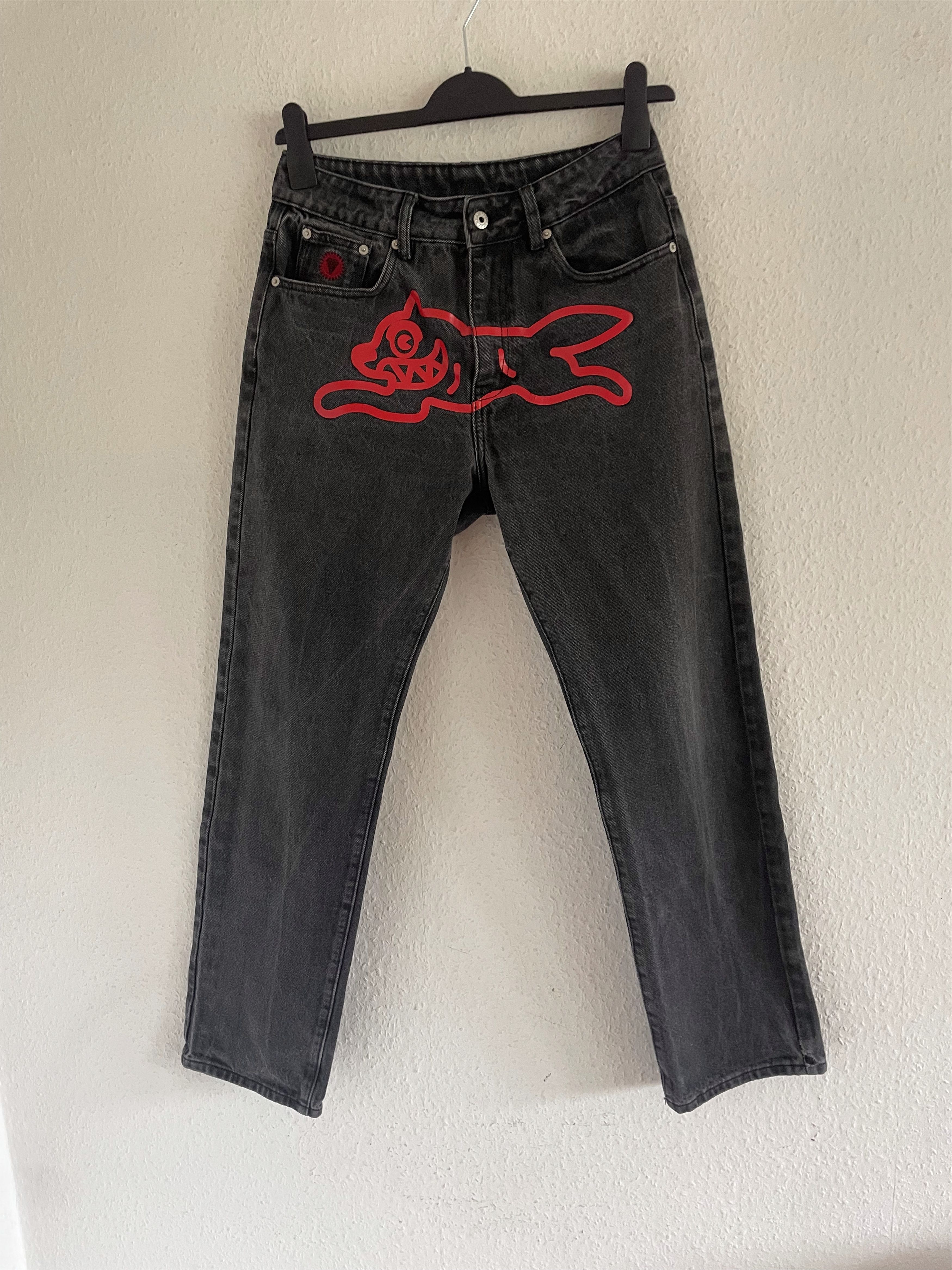 Icecream Running Dog Crotch Print Jeans Size US 30 / EU 46 - 1 Thumbnail