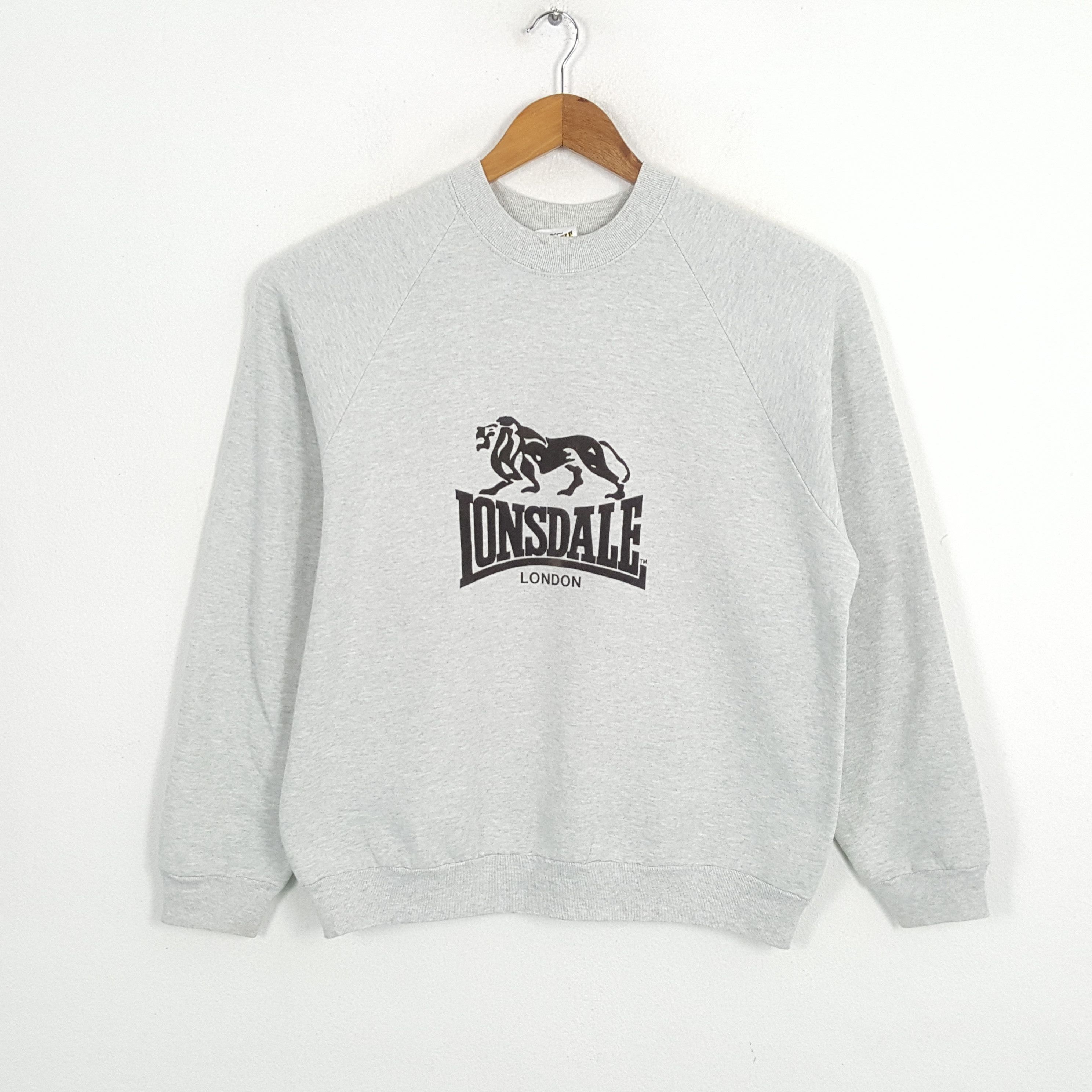Lonsdale × Vintage Vintage LONSDALE LONDON Fashion Brand Sweatshirts Size US L / EU 52-54 / 3 - 1 Thumbnail