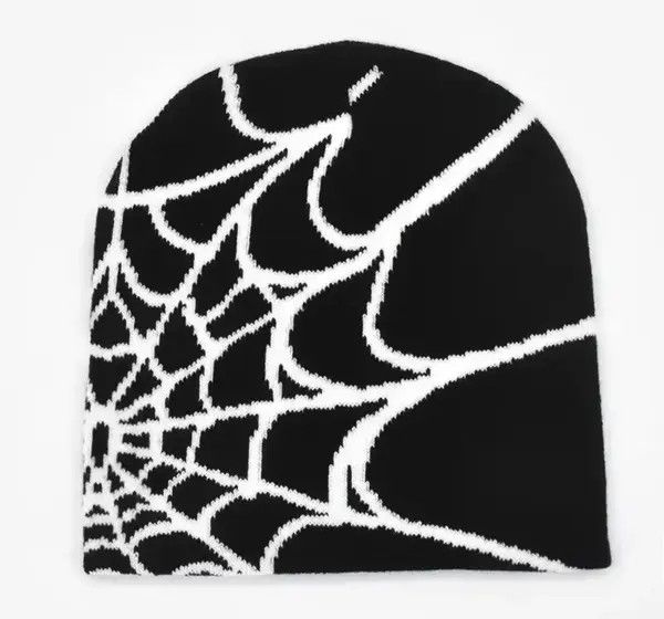 Japanese Brand Masuda x Kaori Y2K Spider Web Beanie Black Size ONE SIZE - 4 Thumbnail