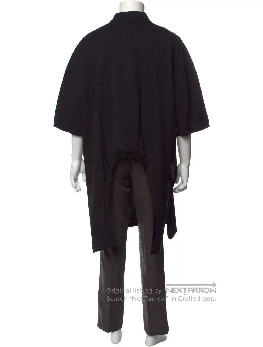 Random Identities oversized black polo t. Size US M / EU 48-50 / 2 - 2 Thumbnail