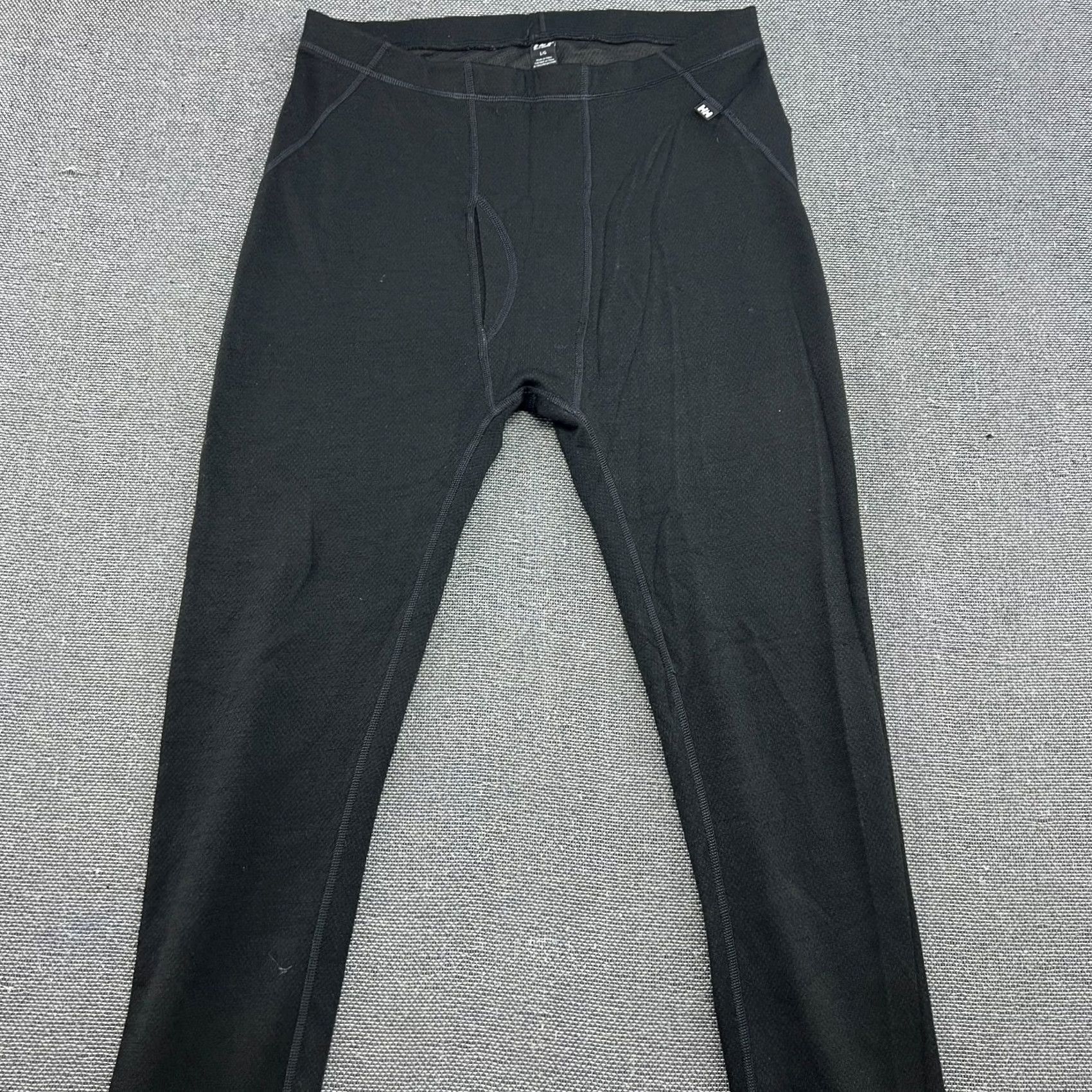 Helly Hansen Helly Hansen Base Layer Pants Wool Blend Sz M Black Thermal Winter Sport Men Track Pants Athletic Activewear Size US 31 - 4 Thumbnail