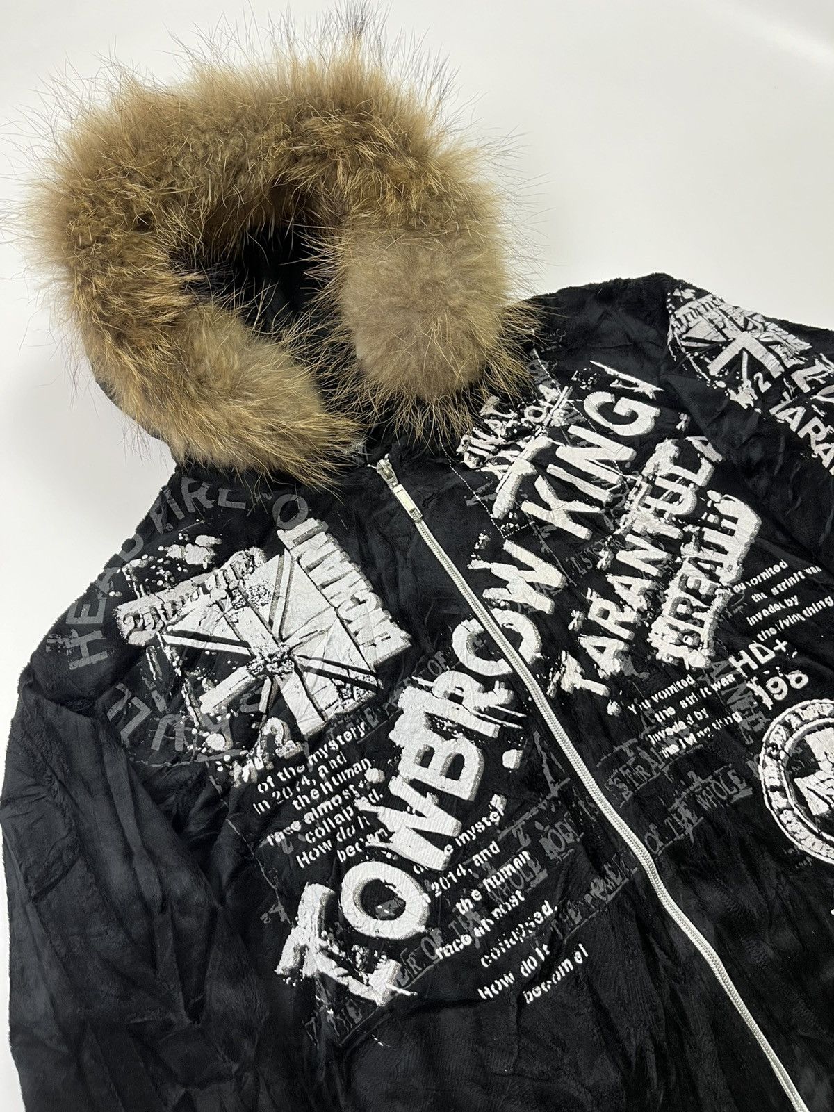 If Six Was Nine × Japanese Brand × Le Grande Bleu (L.G.B.) Japanese Fur hoodie Beaumere Uk style Size US L / EU 52-54 / 3 - 7 Thumbnail