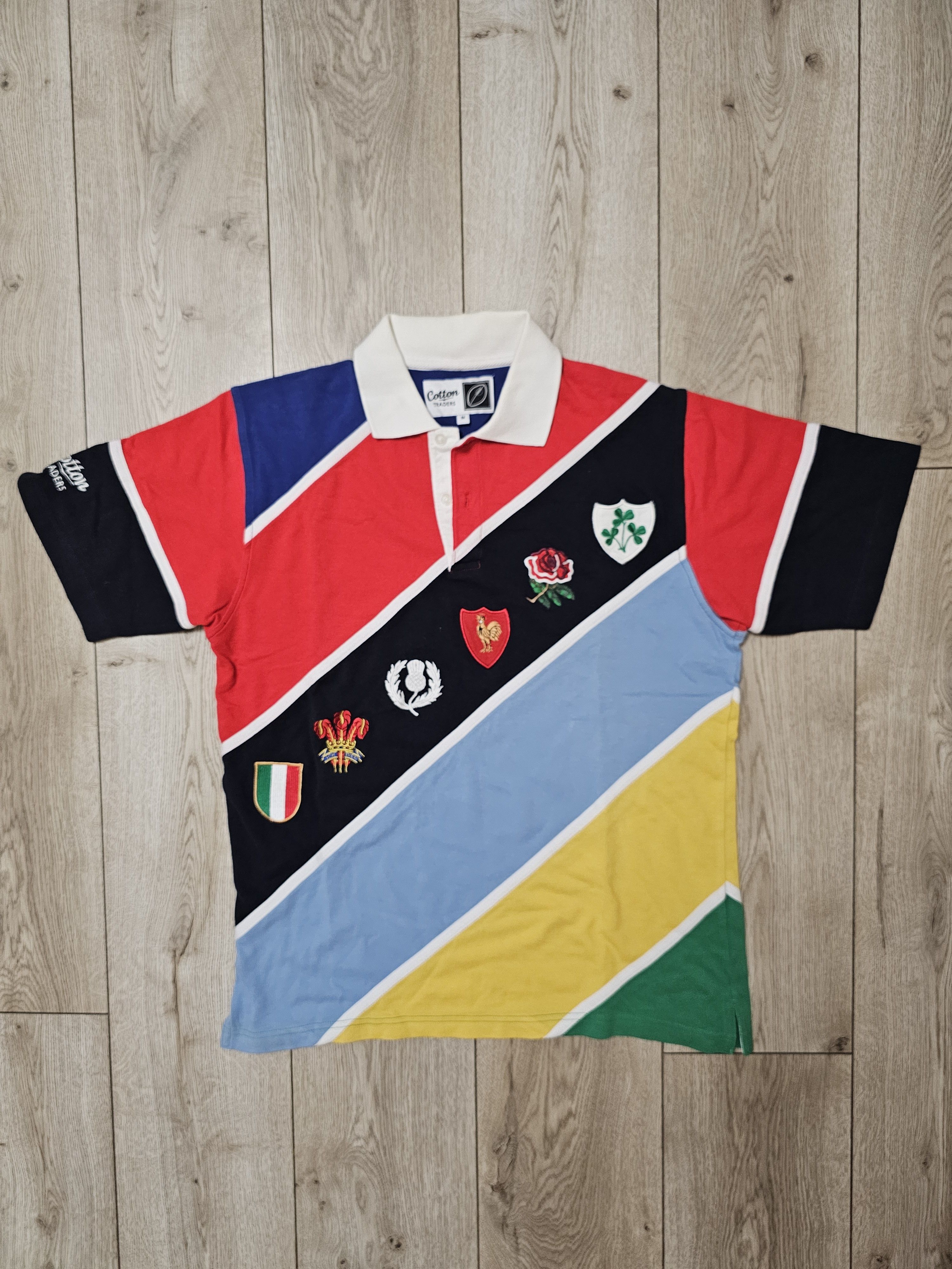 Vintage VINTAGE SIX NATIONS RUGBY SHIRT POLO JERSEY RUGBY POLO SHIRT Size US M / EU 48-50 / 2 - 1 Thumbnail