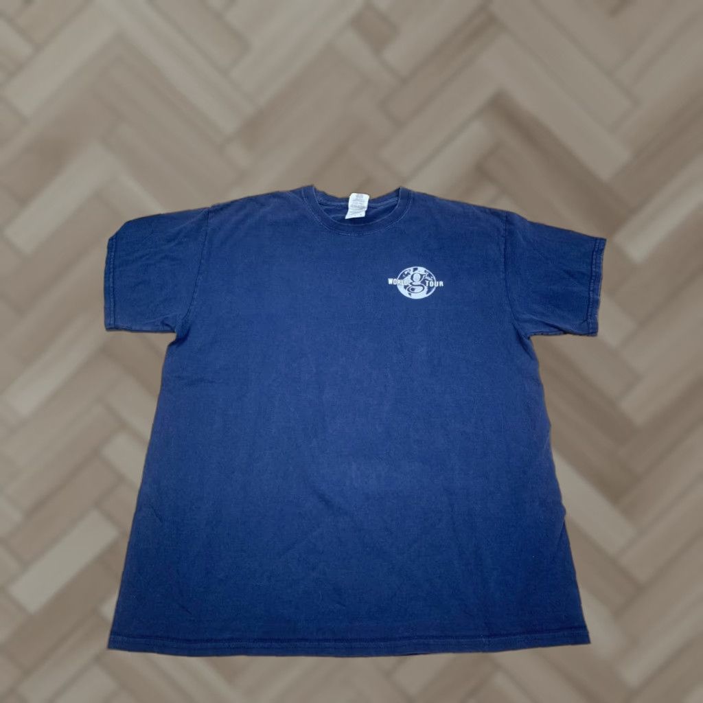 Gildan Garth Brooks Trisha Yearwood World Tour Shirt Mens L Blue Country Music Tour 2015 Size US L / EU 52-54 / 3 - 1 Thumbnail