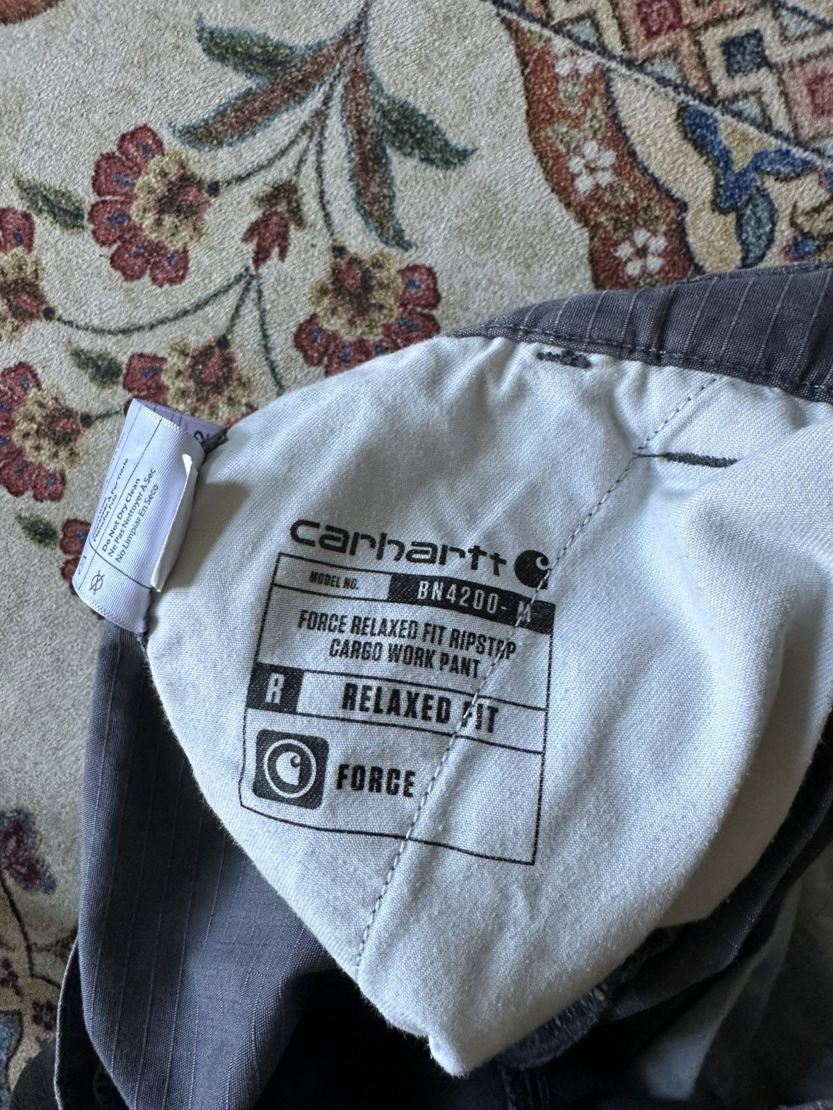 Carhartt × Carhartt Wip Carhartt Force Relaxed Fit Ripstop Cargo Work Pant Size US 30 / EU 46 - 8 Thumbnail