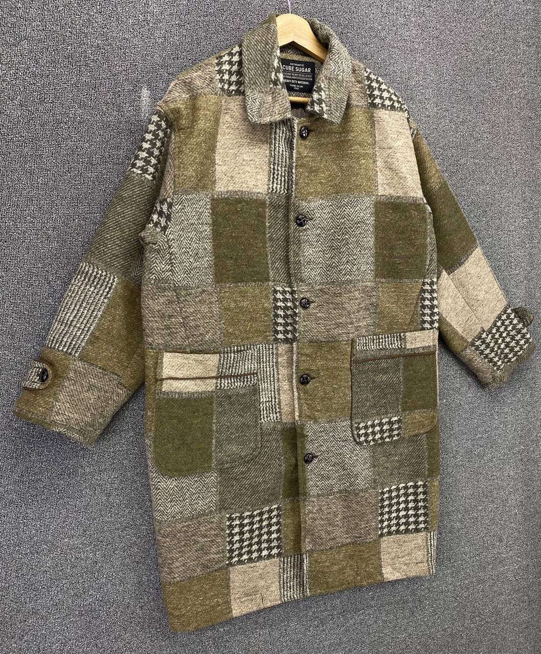 Japanese Brand Vintage Cube Sugar Patchwork Kapital Inspired Long Jacket Size US M / EU 48-50 / 2 - 2 Thumbnail