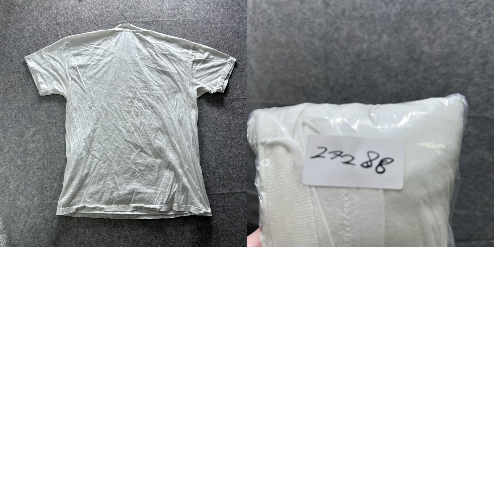 Hanes VINTAGE Hanes Shirt Mens L White Crew Neck Tee Size US L / EU 52-54 / 3 - 8 Thumbnail