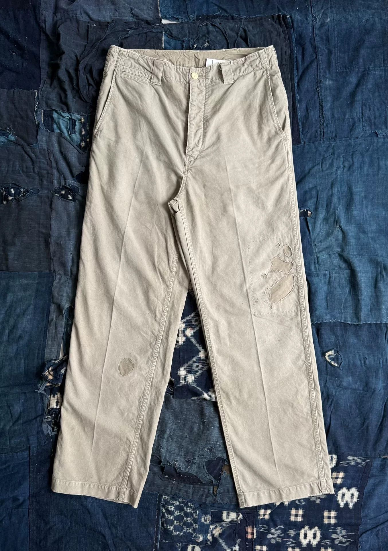 Visvim visvim wide chino pants in grey Size US 30 / EU 46 - 1 Thumbnail