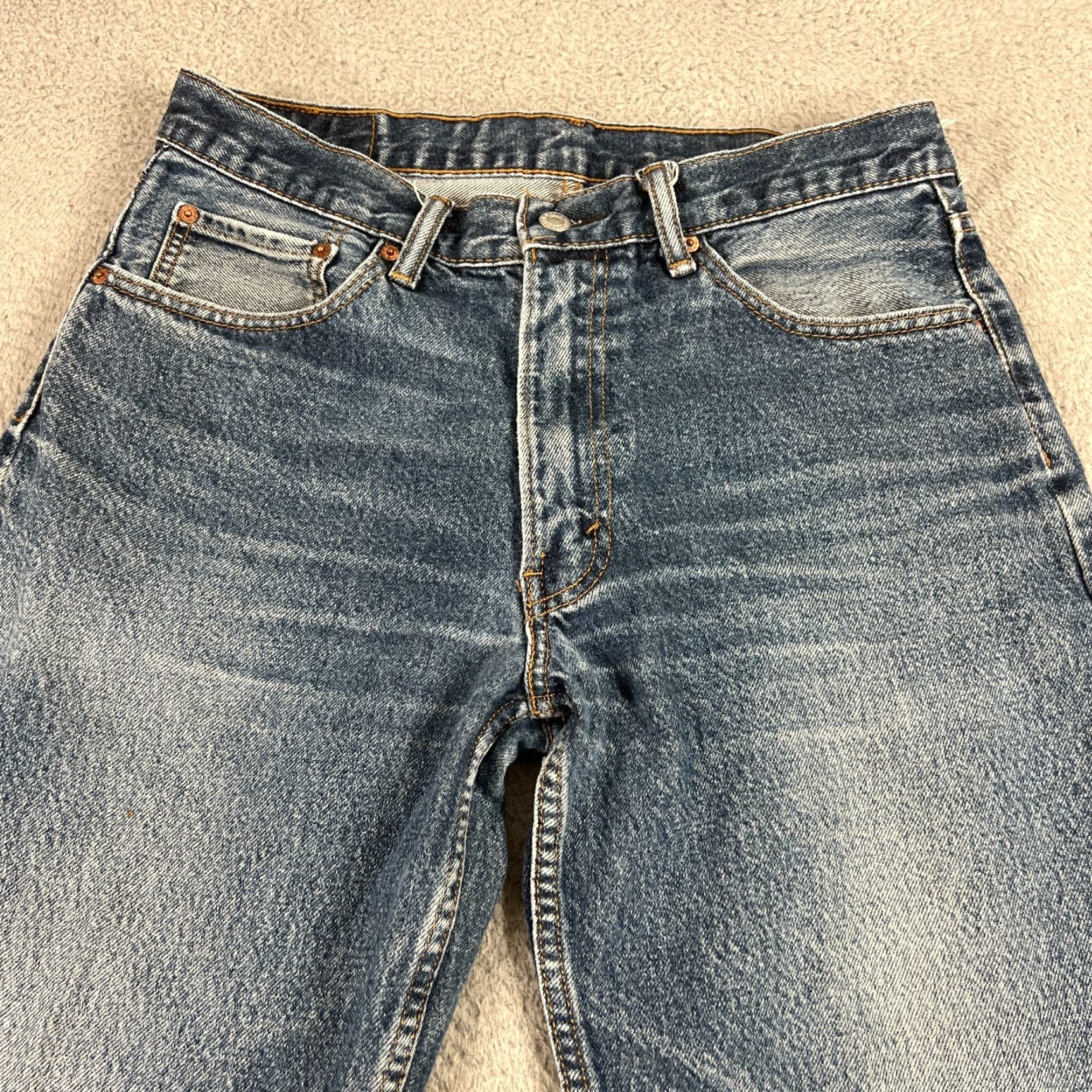 Levi's Levi's 550 Relaxed Fit Jeans Men 34x30 Blue Denim Grunge Casual Wide-Leg Size US 34 / EU 50 - 7 Thumbnail