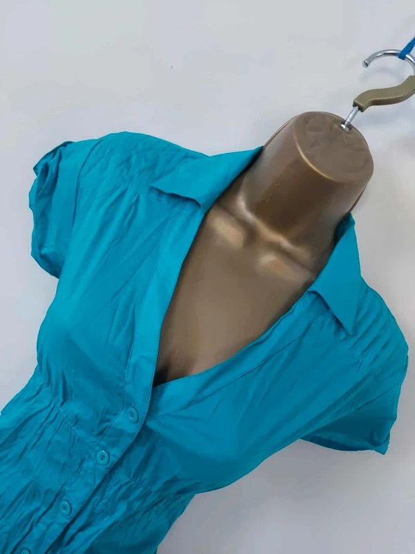 Vintage Vintage short sleeved shirt Size L / US 10 / IT 46 - 2 Thumbnail