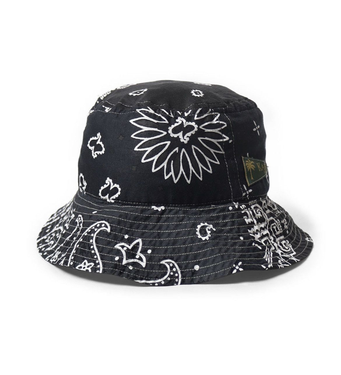 Kapital Bandana patchwork pt bucket HAT (long brim) Size ONE SIZE - 1 Preview
